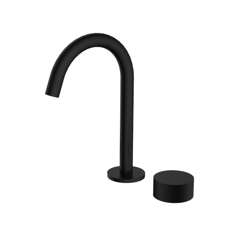 Qi Rund Progressive Rund Basin Set Matte Black