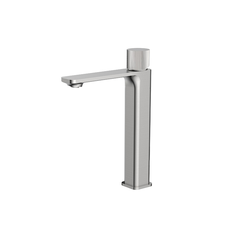 Qi Kasten Tower Basin Mixer Brushed Nickel
