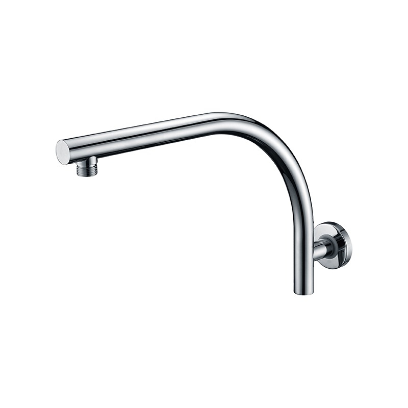 Round Curved Shower Arm Chrome
