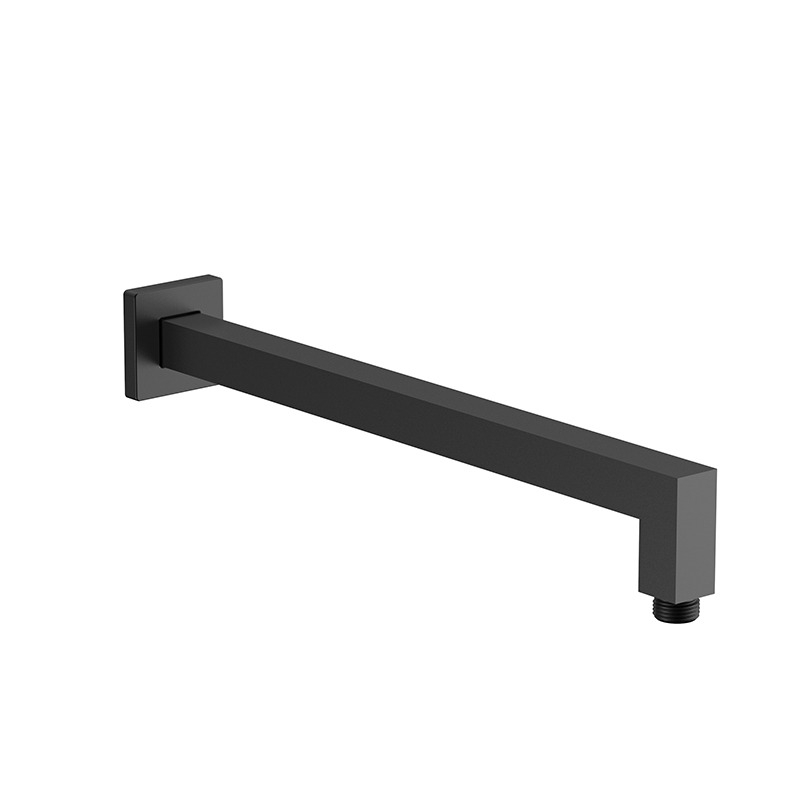Square Shower Arm Matte Black