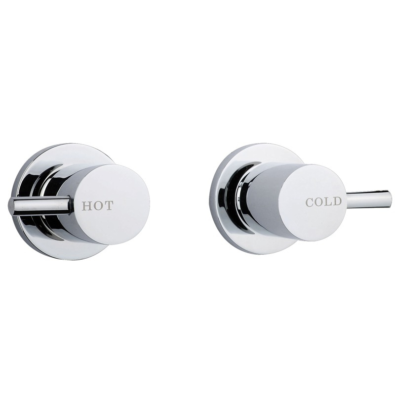 Rund Premium Dr Brass Wall Top Assembly Quarter Turn Chrome