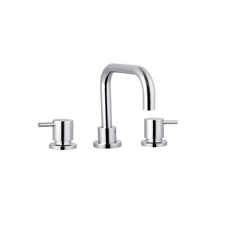 Rund Premium Dr Brass Basin Set Quarter Turn Chrome