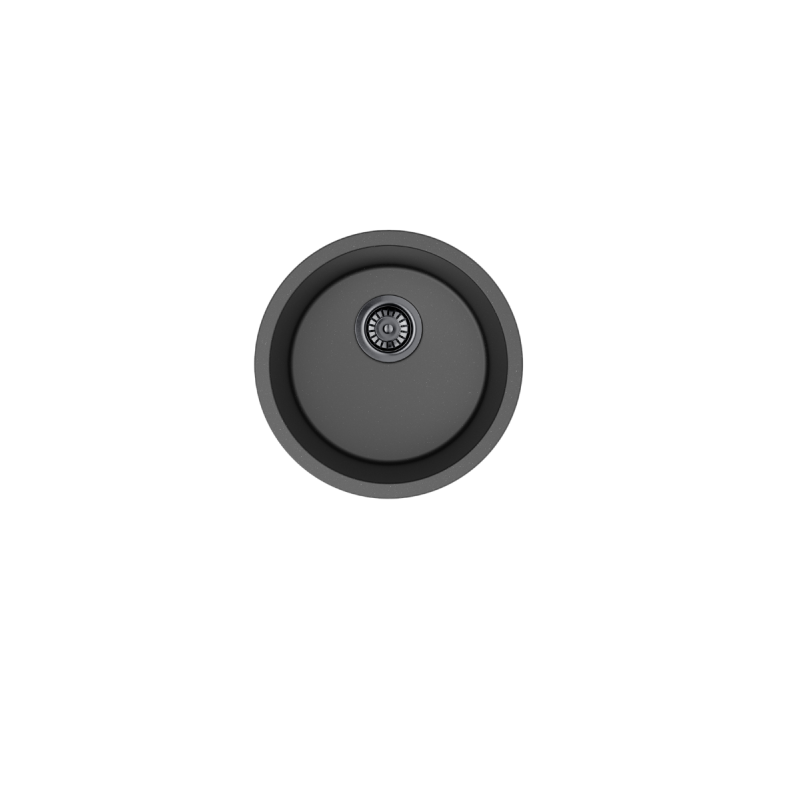 Size:410mmX220mm Bowl Size:358*220mm Matte Black Laufey Granite Laundry Sink