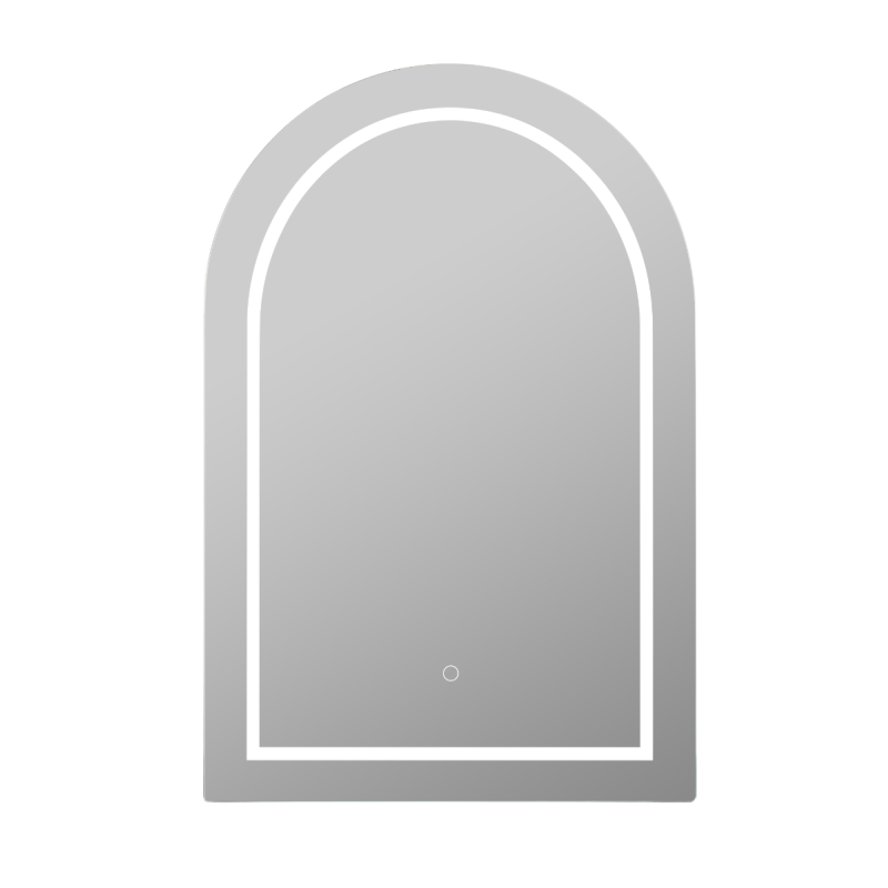 600X900X155mm Matte White Allison Arch LED Shaving Cabinet