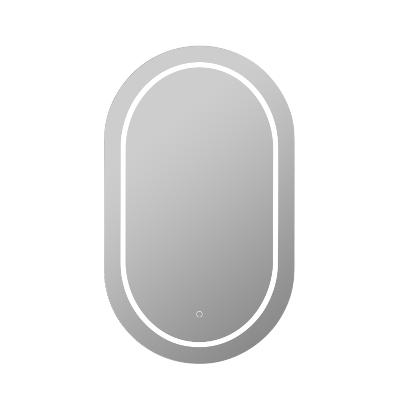 450X900X155mm Matte White Allison Pill LED Shaving Cabinet