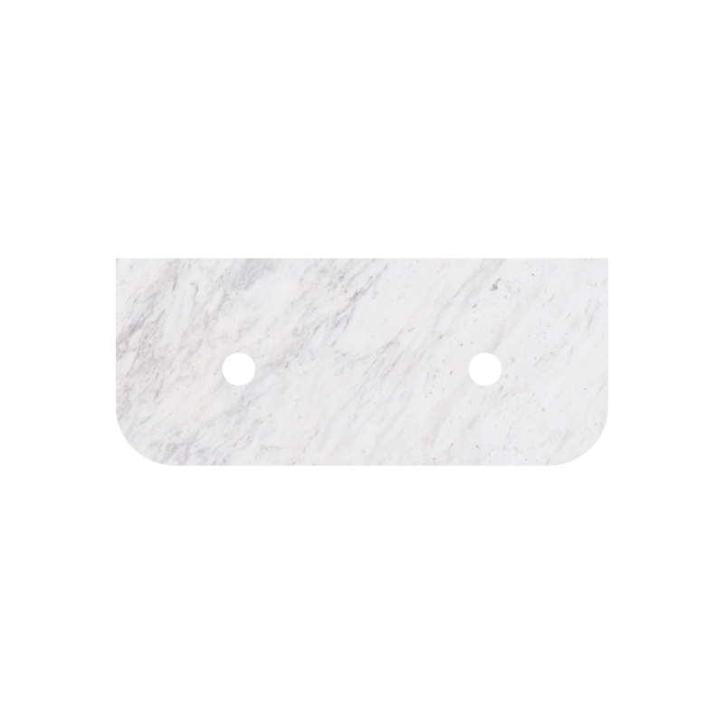 1505X505X18mm Carrara White Marble Curve Stone Top