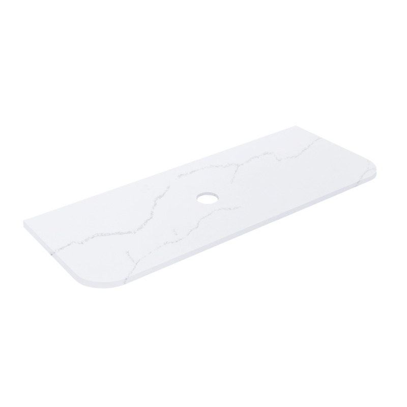 1505X505X12mm Calacatta Artic White Solid Surface Stone Top