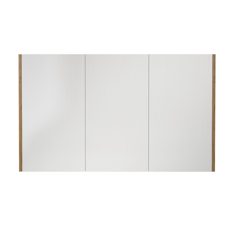 1200×720×150mm Prime Oak Camden Pencil Edge Shaving Cabinet