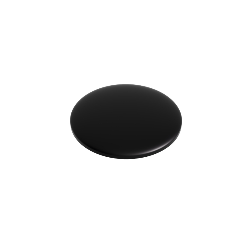 Diameter:68mm Matte Black Solid Surface Basin Pop Up Waste Cap