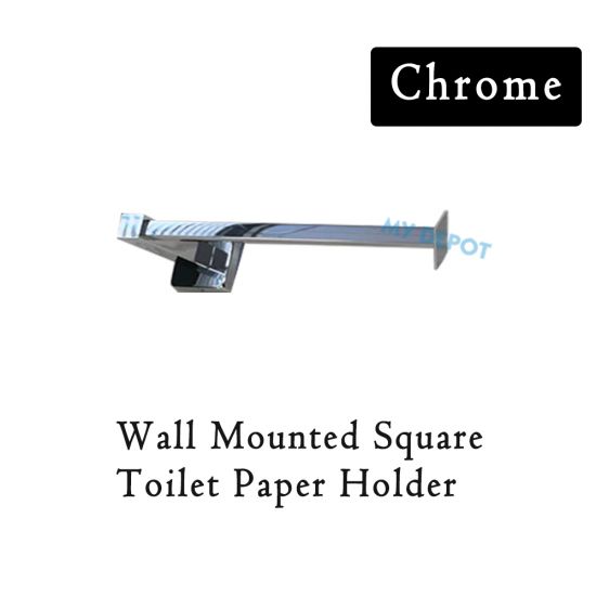 150MM Wall Mounted Round Toilet Paper Holder Chrome