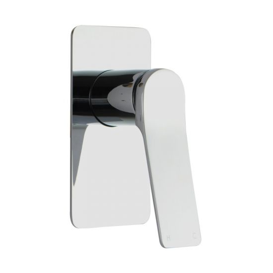 Square Chrome Built-in Shower Mixer(Brass)