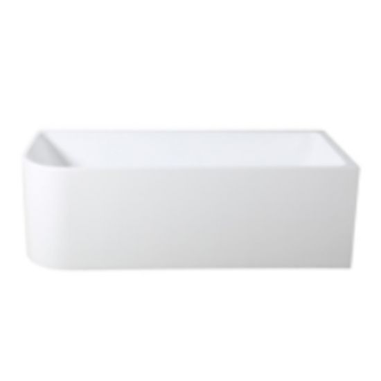 1700*730*580mm Corner BTW Bathtub Gloss withe NON OVERFLOW Waste Not Included R-Right Corner
