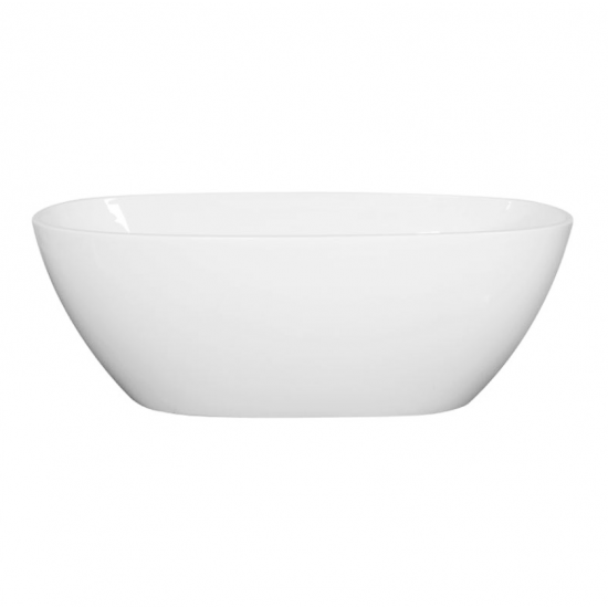 1700MM Free Standing Bathtub Bowl Shape Gloss White Acrylic