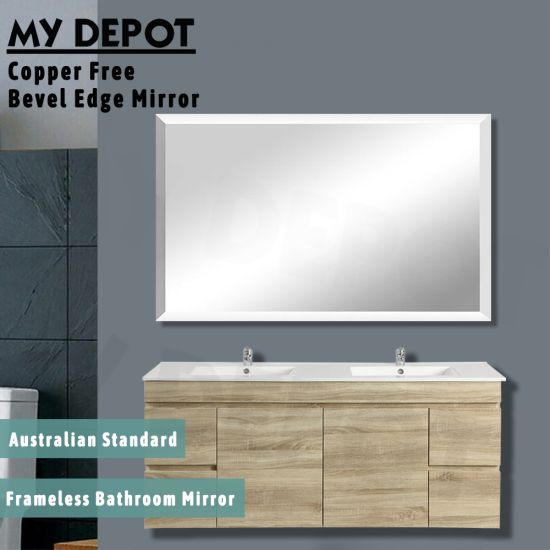 1500*900MM Bevel Edge Rectangle Plain Mirror