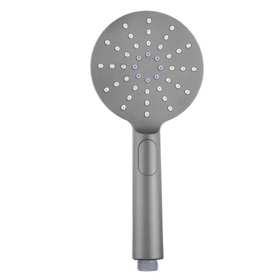 Round Brushed Nickel Handheld Shower(ABS)