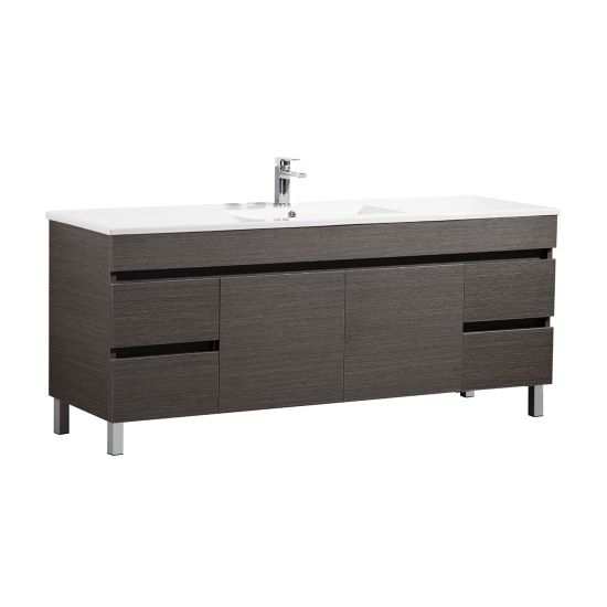 Evie 1500*460*860mm Dark Brown Freestanding Bathroom Vanity(Cabinet Only)