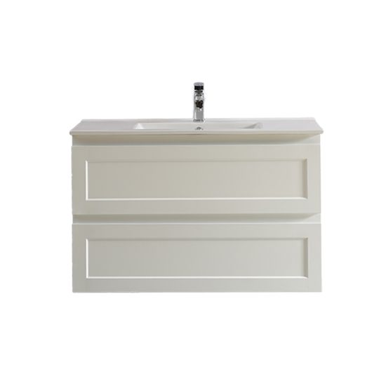 900*460*560mm Fremantle Matte White Wall Hung Bathroom Vanity (Cabinet Only)