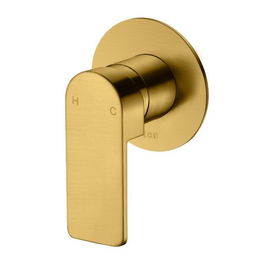 Flores Wall Mixer Brushed Gold