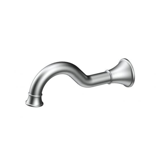 Clasico Spout in Brushed Nickel