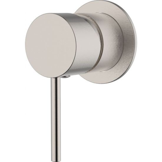 IKON-Hali Wall Mixer Brushed Nickel with 60mm Cover Plate