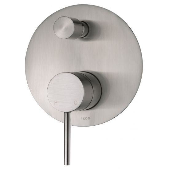Hali Wall Mixer with Diverter Brushed Nickel