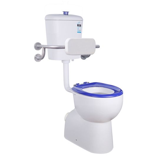 820*350*1180mm Disable P-Trap Toilet Suite Box Rim Pan 4.5/3 Liters Dual Flush