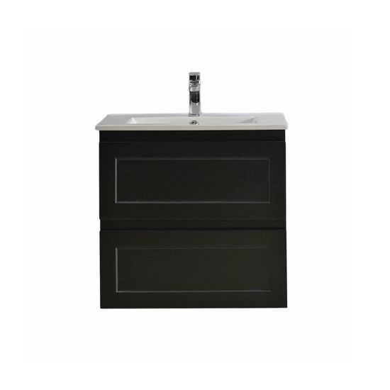 600*460*560mm Fremantle Matte Black Wall Hung Bathroom Vanity (Cabinet Only)
