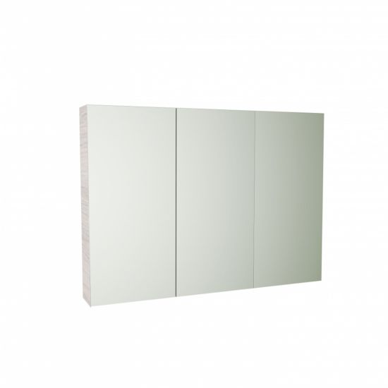 Evie 1200L*750H*155Dmm Oak Bathroom Shaving Cabinet Mirror Medicine Cabinet Three doors