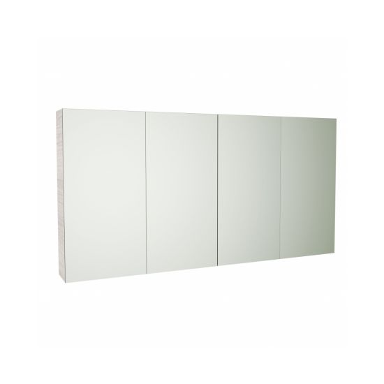 Evie 1480L*750H*155Dmm Oak Bathroom Shaving Cabinet Mirror Medicine Cabinet Four doors