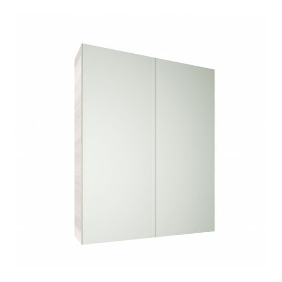 Evie 600L*750H*155Dmm Oak Bathroom Shaving Cabinet Mirror Medicine Cabinet 2 Doors