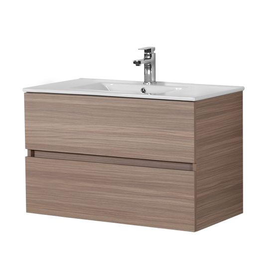 900*460*560mm Stella Oak Wall Hung Bathroom Vanity (Cabinet Only)