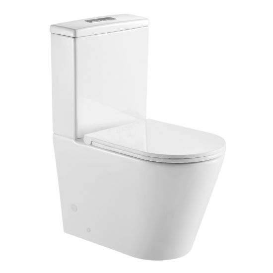 Ruki Rimless Back To Wall Gloss White Toilet Suite
