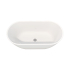 1700mm Freestanding Bathtub Gloss White Acrylic Oval Bathtub