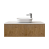 1200mm Kiama Prime Oak 1 Left Hand Drawer 1 Right Hand Door Narrow Fluted Wall Hung Vanity Cabinet Only