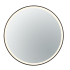 900X900X32mm Matte Black Orbis Framed LED Mirror