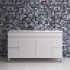 1500*450*560mm Wall Hung Gloss White PVC Vanity Cabinet Only