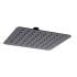 Square Matte Black Shower Station Set With 200mm Super-slim Rainfall Shower Head and Handheld Shower Spray Head