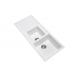 Carysil Vivaldi White 1 and 1/2 Bowl Granite Kitchen Sink 1160*500mm