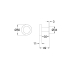 Otus Slimline Robe Hook Matt Black