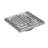 115X115mm Chrome Grills Square Floor Drain(80mm)