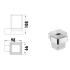 Rosa Glass Soap Dish Mirror Polish