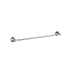 Clasico Single Towel Rail 600mm Chrome