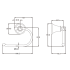 Clasico Paper Holder in Brushed Nickel