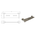 Otus Round Metal Shelf Brushed Nickel