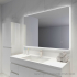 1200mm Curved Rim Rectangle 3 Color Backlit Bathroom LED Mirror(Touchless Sensor Switch)