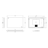 1200mm Curved Rim Rectangle 3 Color Backlit Bathroom LED Mirror(Touchless Sensor Switch)