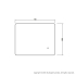 750mm Curved Rim Rectangle 3 Color Frontlit Bathroom LED Mirror(Touchless Sensor Switch)