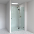 10mm Wall to Wall Frameless Shower Screens, 2 Panel, Pivot Door