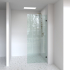 10mm Wall to Wall Frameless Shower Screen, Single Panel, Fixed Panel