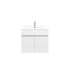 600MM Gloss White MDF Bathroom Vanity 2 Doors Wall Hung Cabinet Only 